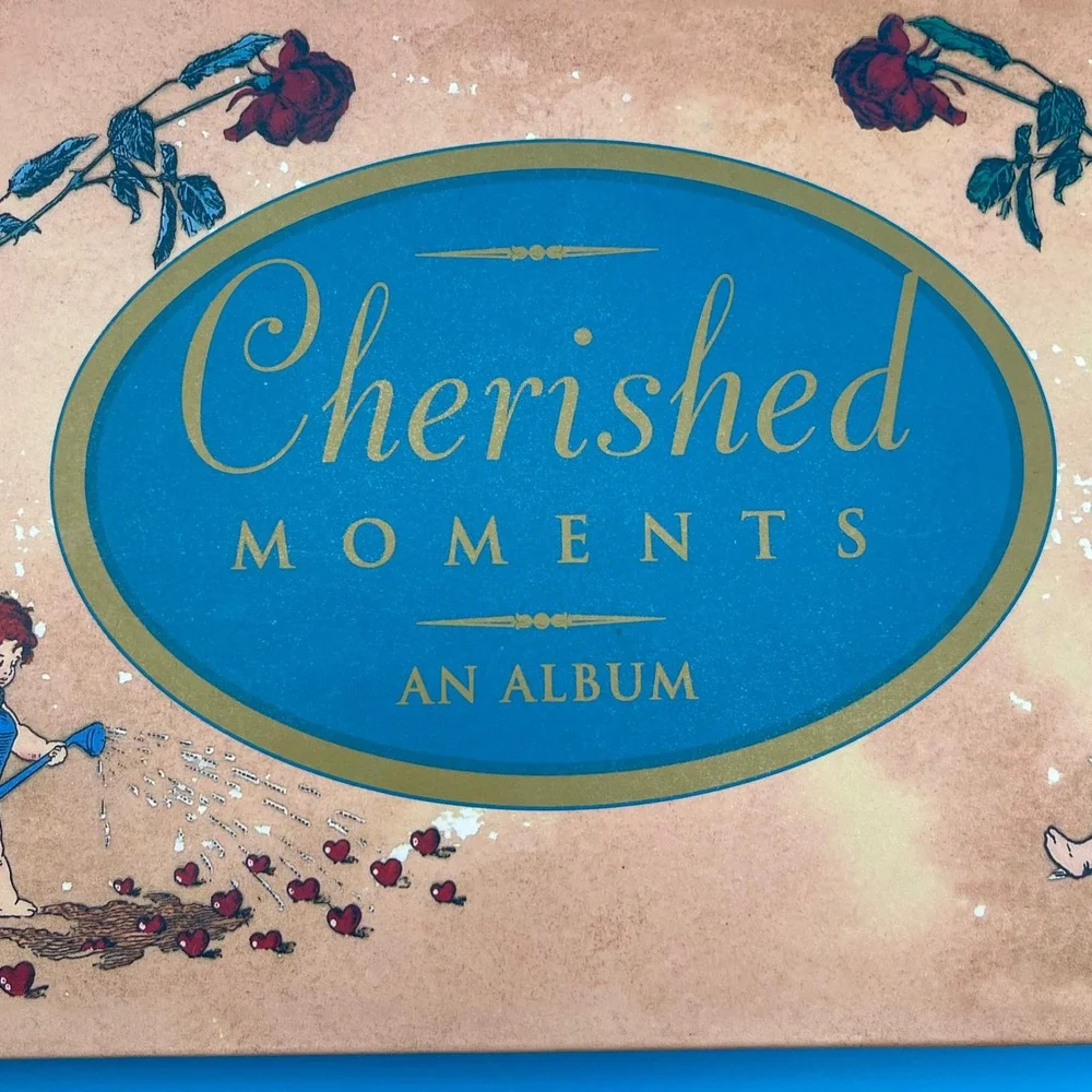 Parragon Cherished Moments Photo Album Cherub Angel Ribbon‎ Tie Victorian
